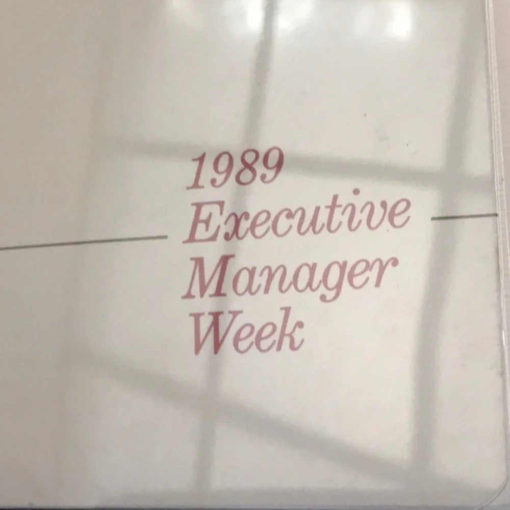Briefcase and agenda